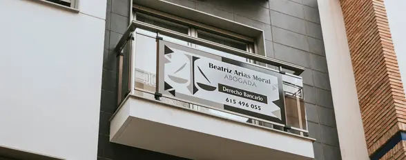 Fachada despacho Beatriz Arias Moral, abogada en Mi Derecho Bancario.